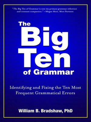 cover image of The Big Ten of Grammar